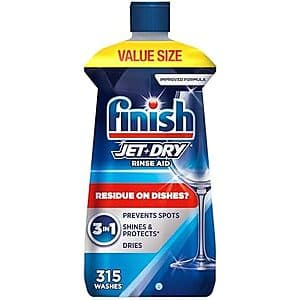 32-Oz Finish Jet-Dry Dishwasher Rinse Aid $6.75 w/ S&S