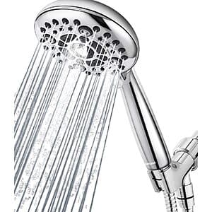 5" DAKINGS 6-Mode High Pressure Handheld Showerhead Set $10