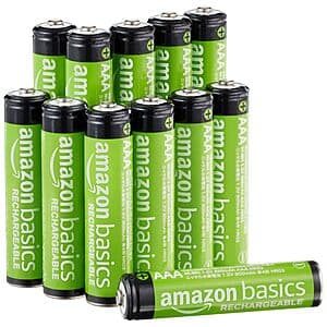 12-Pack Amazon Basics AAA 800mAh NiMH Rechargeable Batteries $7.90 w/ Subscribe & Save & More