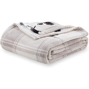 90" x 108" Berkshire Peanuts VelvetLoft Blanket (Various Designs) from $17.50