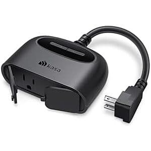 Prime Members: TP-Link Kasa 2-Socket Outdoor Smart Plug (Up to 15A/1875W) $15.20 + Free Shipping