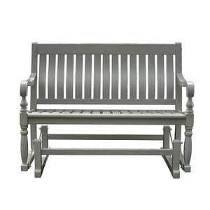 Sam's Club Members: Member's Mark Painted Wood Glider Bench (Grey) $100 + Free Shipping Plus Members