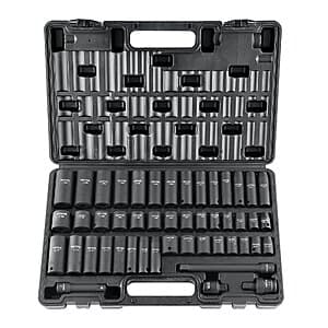 48-Pc VEVOR 3/8" Drive SAE & Metric Impact Socket Set $29.05 + Free S&H