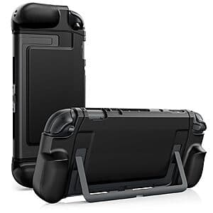 TiMOVO Dockable Grip Case for Nintendo Switch 2 (Black) $6.65