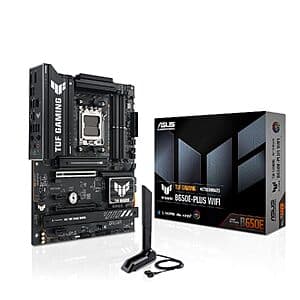ASUS TUF Gaming B650E-PLUS WiFi AMD B650 ATX Motherboard $133 + Free S&H