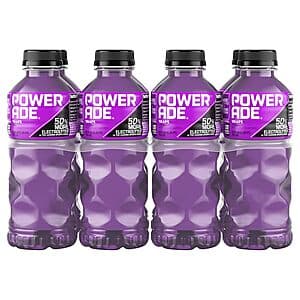 Select Accts: 8-Pack 20oz POWERADE Sports Drink (Grape or Fruit Punch) $4.85 w/ S&S & More