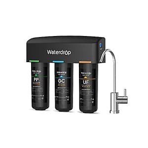 Waterdrop TSB-UF 9-Stage Under-Sink Water Filter System w/ Stainless Steel Faucet $114 + Free S&H