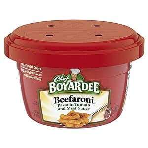 12-Pack 7.5-Oz Chef BOYARDEE Beefaroni Pasta $4.60 w/ Subscribe & Save