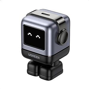 UGREEN Uno 30W USB C Charger Block Compact Robot GaN Fast Charger (black) $17.10