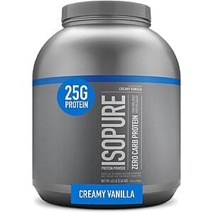 4.5-Lb Isopure Whey Isolate Protein Powder (Creamy Vanilla) 3 for $150.50 w/ S&S + Free S&H