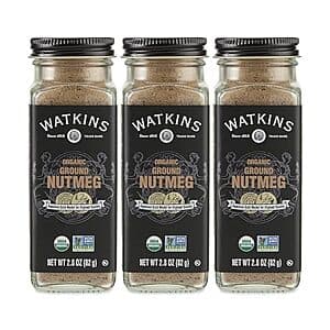 3-Pk 2.8-Oz Watkins Organic Ground Nutmeg $8 w/ S&S