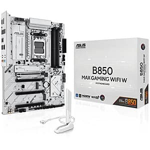 ASUS B850 MAX GAMING WIFI W AMD AM5 ATX Motherboard $160 + Free Shipping