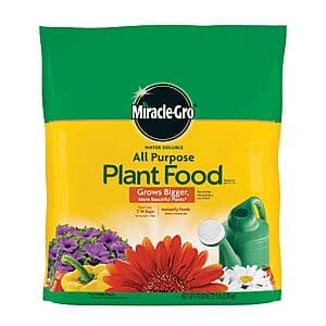 5-Lb Miracle-Gro Water Soluble All Purpose Plant Food $10.90 & More