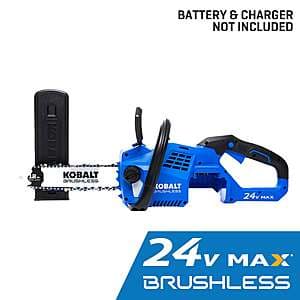 Kobalt 24V 12" Brushless Battery Chainsaw (Tool Only) $69 + Free Shipping