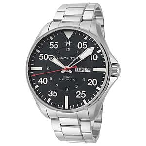Hamilton Men's Khaki Aviation Automatic Watch + Extra Strap $429 + Free Shipping
