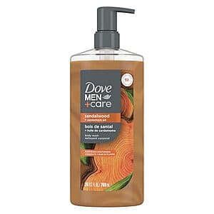 26-Oz Dove Men+Care Body Wash (Various) from $3.12 w/ Subscribe & Save
