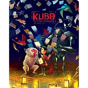 Kubo and the Two Strings Limited Edition Steelbook (4K Ultra HD + Blu-ray) $18