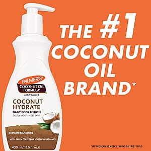 13.5oz. Palmer's Coconut Oil Hydrate Formula Body Lotion w/ Vitamin E (Dry Skin) $3.50 w/ Subscribe & Save