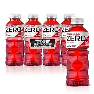Select Accounts: 8-Pack 20-Oz POWERADE ZERO Sports Drink (Fruit Punch) $4.05 w/ Subscribe & Save