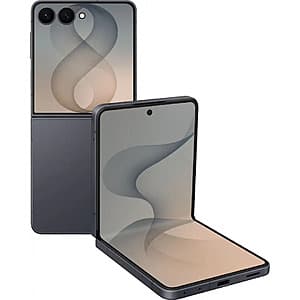 Samsung Galaxy Z Fold 8 foldable smartphone with large folding display, shown in closed and open configurations.