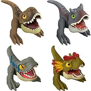 4-Pack Jurassic World Dominion Uncaged Wild Pop Ups Dinosaur Toys $7.70