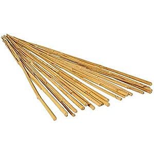 25-Pack 4' GROW!T Hydrofarm HGBB4 4' Natural Bamboo Stake $7.25