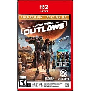 Star Wars Outlaws Gold Edition (Nintendo Switch 2, Game-Key Card) $30