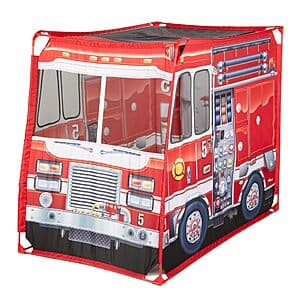 4' Melissa & Doug: Fire Truck Play Tent $16