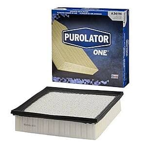 Purolator A36116 PurolatorONE Advanced Engine Air Filter $6.75 + Free Store Pickup