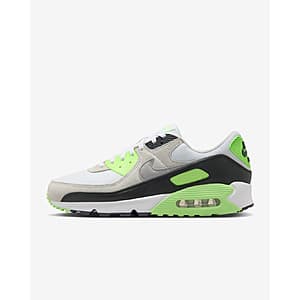 Nike Men's Air Max 90 Running Shoes (White/Light Bone/Neutral Olive/Cave Stone) $81.95 & More + Free Shipping