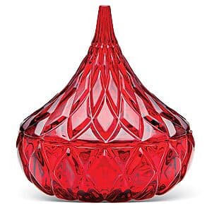 Godinger Hersheys Kiss Glass Candy Dish (Red) $6