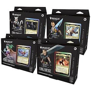 Magic: The Gathering - Final Fantasy Commander Deck Bundle (All 4 Decks) $157 + Free Shipping