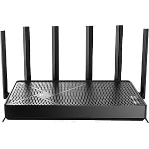 TP-Link Archer BE9500 Tri-Band Wi-Fi 7 Router + 1-Yr HomeShield Premium Service $120 + Free S&H