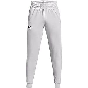 Under Armour Men's Armour Fleece Joggers (Halo Gray / Black) $23