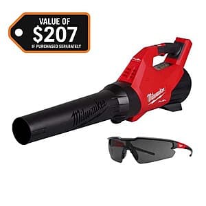 Milwaukee M18 Fuel 18V Brushless Battery Leaf Blower w/ Tinted Safety Glasses $149 + Free S&H