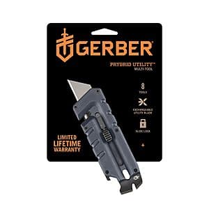 4.25" Gerber Gear Prybrid Utility 8-In-1 Multi-Tool EDC Knife (Blue) $14.80 & More