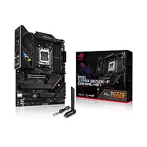 ASUS ROG Strix B650E-F Gaming WiFi AMD B650 AM5 ATX Motherboard $200 + Free Shipping