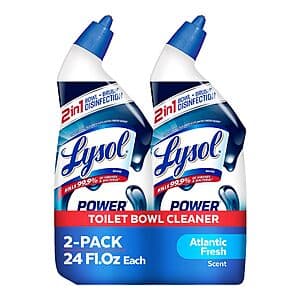 2-Pack 24-Oz Lysol Power Toilet Bowl Cleaners (Atlantic Fresh) $2.75 w/ Subscribe & Save