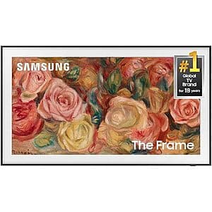 Prime Members: 55" Samsung The Frame QLED 4K Smart TV (2024) w/ Teak Bezel $798 + Free Shipping