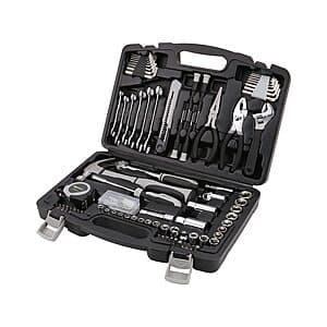 131-Piece Amazon Basics General Household Hand Tool Set $29.60