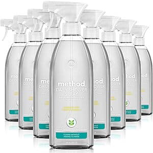 8-Pack 28-Oz Method Daily Shower Cleaner Spray (Eucalyptus Mint) $16.90 w/ Subscribe & Save