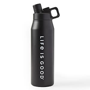 Life Is Good Drinkware: 32-Oz Cup & Straw, 20-Oz Tumbler $10, 8-Oz Aero Flask $7 & More + Free S&H