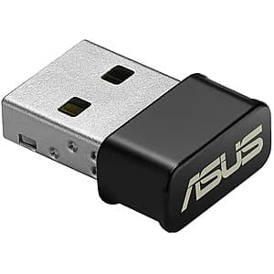 ASUS USB-AC53 AC1200 Nano USB Dual-Band Wi-Fi 5 Wireless Adapter $8 + Free S&H