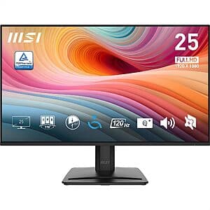 24.5" MSI PRO MP251 E2 1080p 120Hz IPS Monitor $70 + Free S&H
