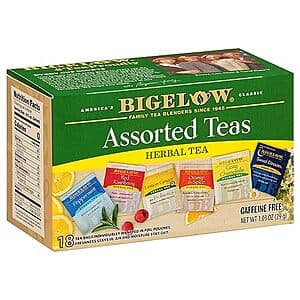 6-Pack 18-Count Bigelow Tea Assorted Herbal Tea Variety $7.50 w/ Subscribe & Save