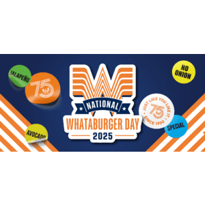 Whataburger Restaurants: Classic #1 Whataburger $0.75 (11am-8pm local time on 8/8 only)