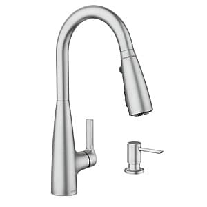 Moen Haelyn Single-Handle Pull-Down Sprayer Kitchen Faucet w/ ColorCue from $160.65 + Free S&H