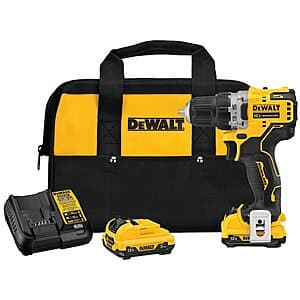 DeWalt Xtreme 12V Max 3/8" Brushless Cordless Drill w/ 2-Batteries & Charger $79 + Free Store Pickup