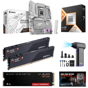 AMD 9850X3D + GIGABYTE X870 AORUS ELITE + 128GB G.SKILL RAM + 4TB WD_Black SSD & More $1700 + Free Shipping