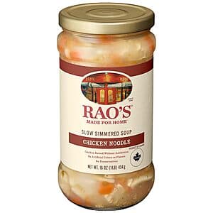 16oz. Rao's Made For Home Slow Simmered Soup (Chicken Noodle) $3.20 w/ S&S